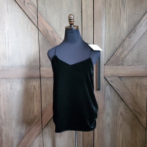Tibi Tops - NWT Tibi Velvet Tank Top
